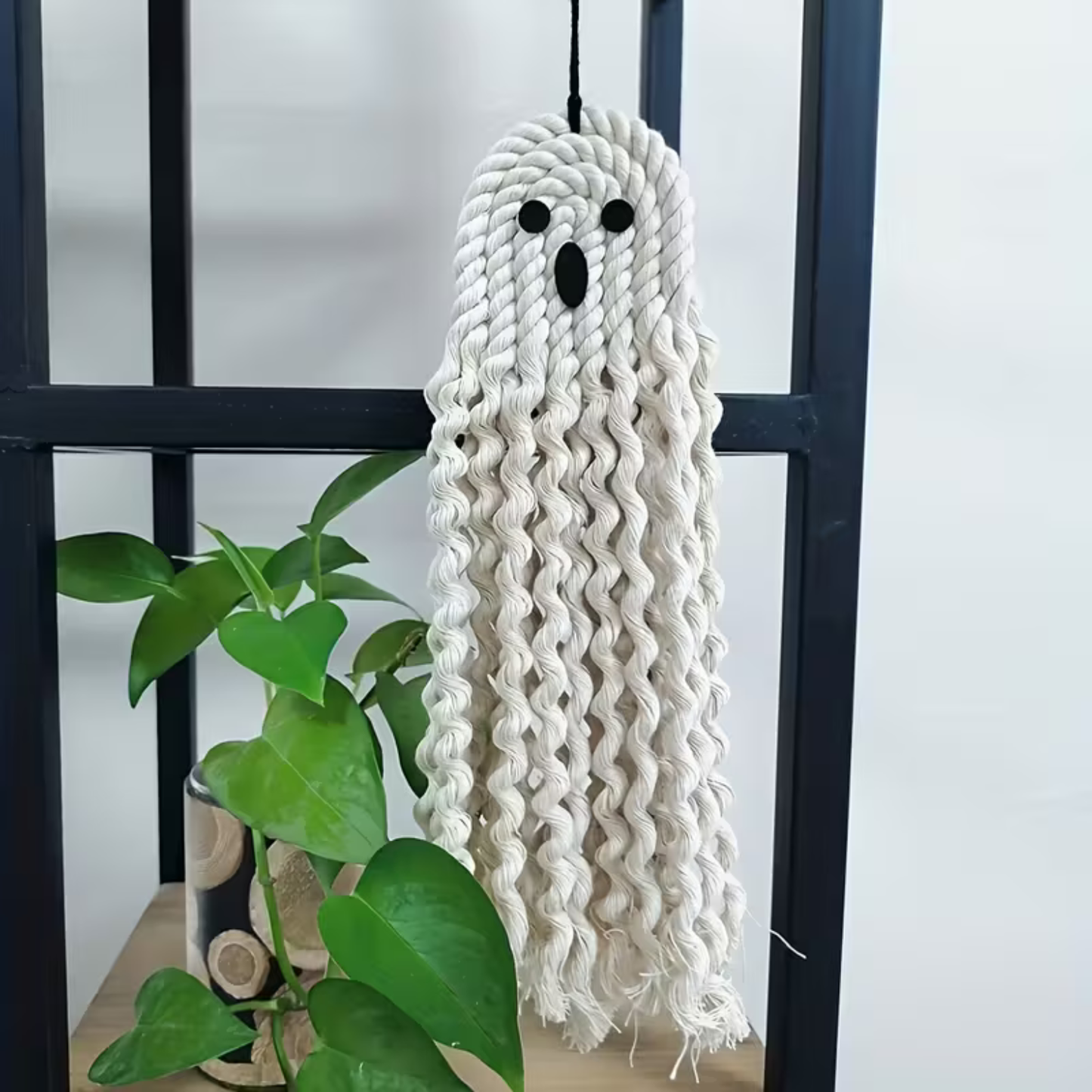 Decoratieve Macramé Spookhangers – Set van 2