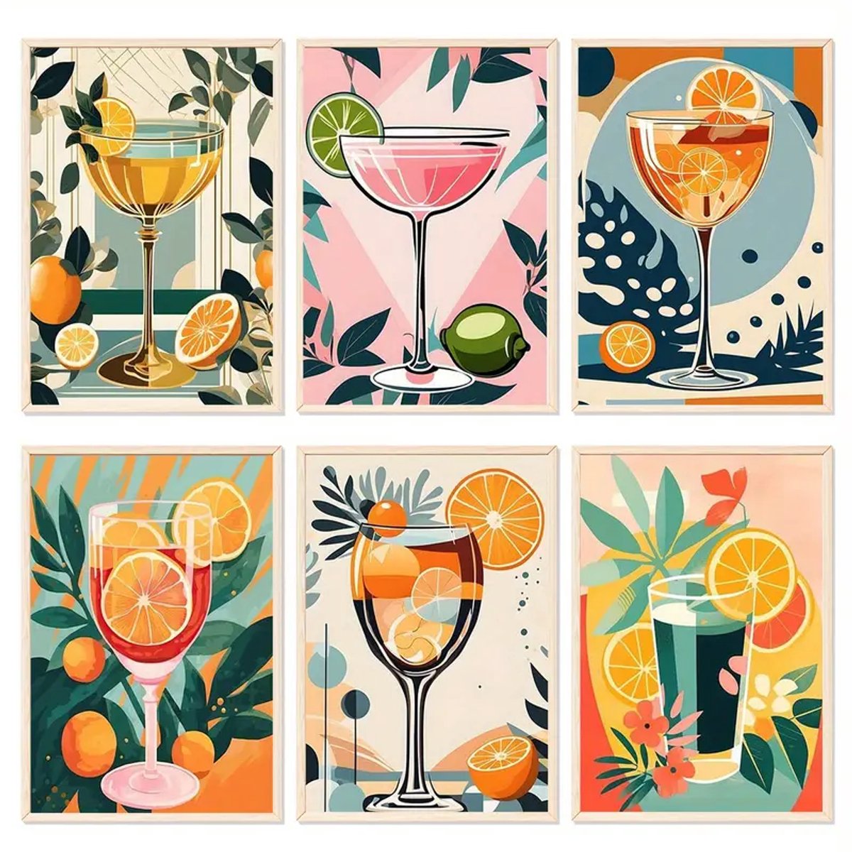 Schilderen op Nummer Cocktail 3