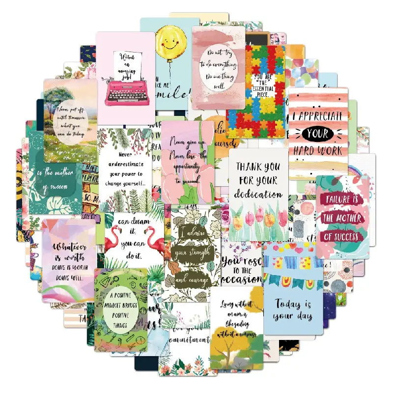 Motivatiekaartjes - 72 stuks