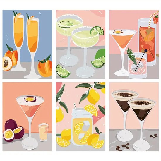 Schilderen op Nummer Cocktail 2