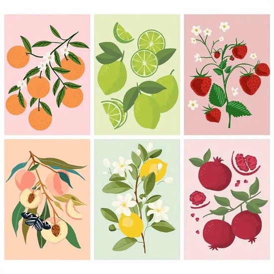 Schilderen op Nummer Fruit