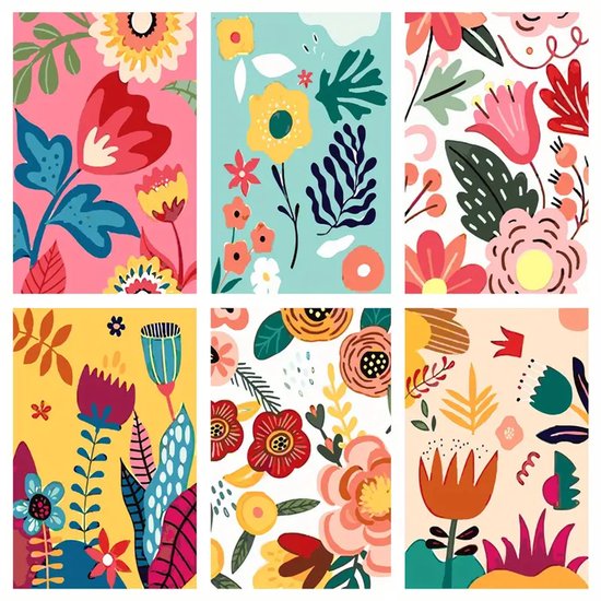 Schilderen op Nummer Bloemen 2