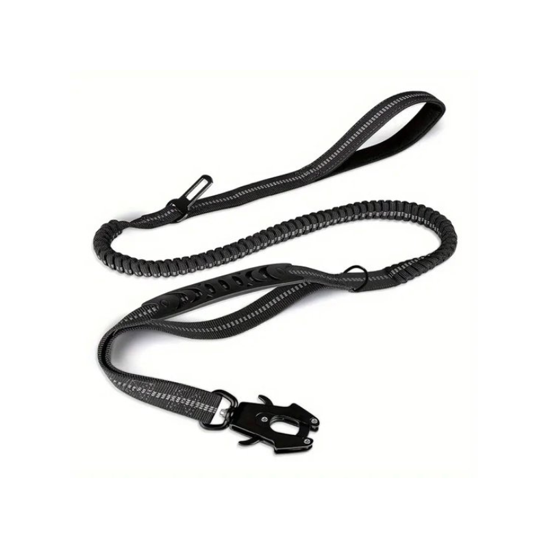 Hondenriem met Bungee & Veiligheidshaak