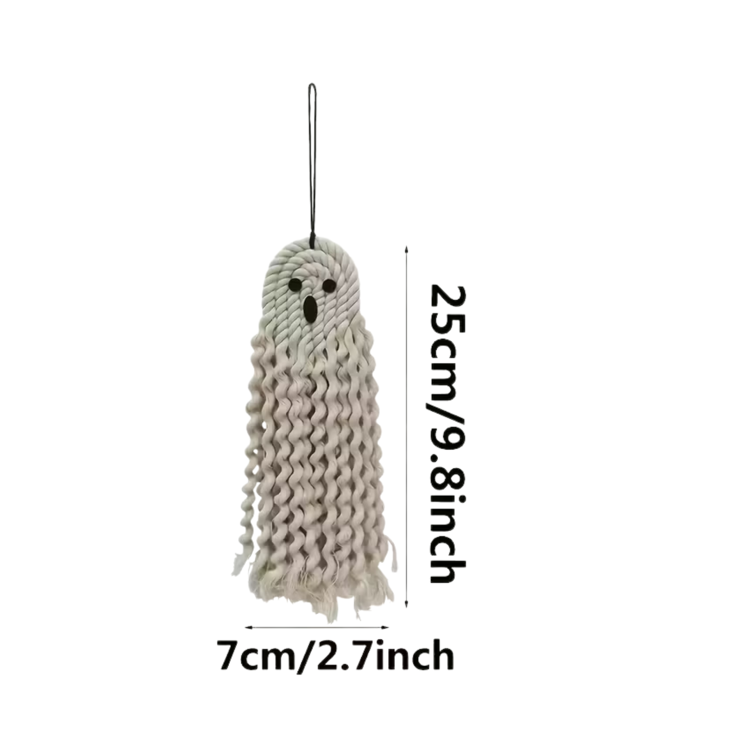 Decoratieve Macramé Spookhangers – Set van 2
