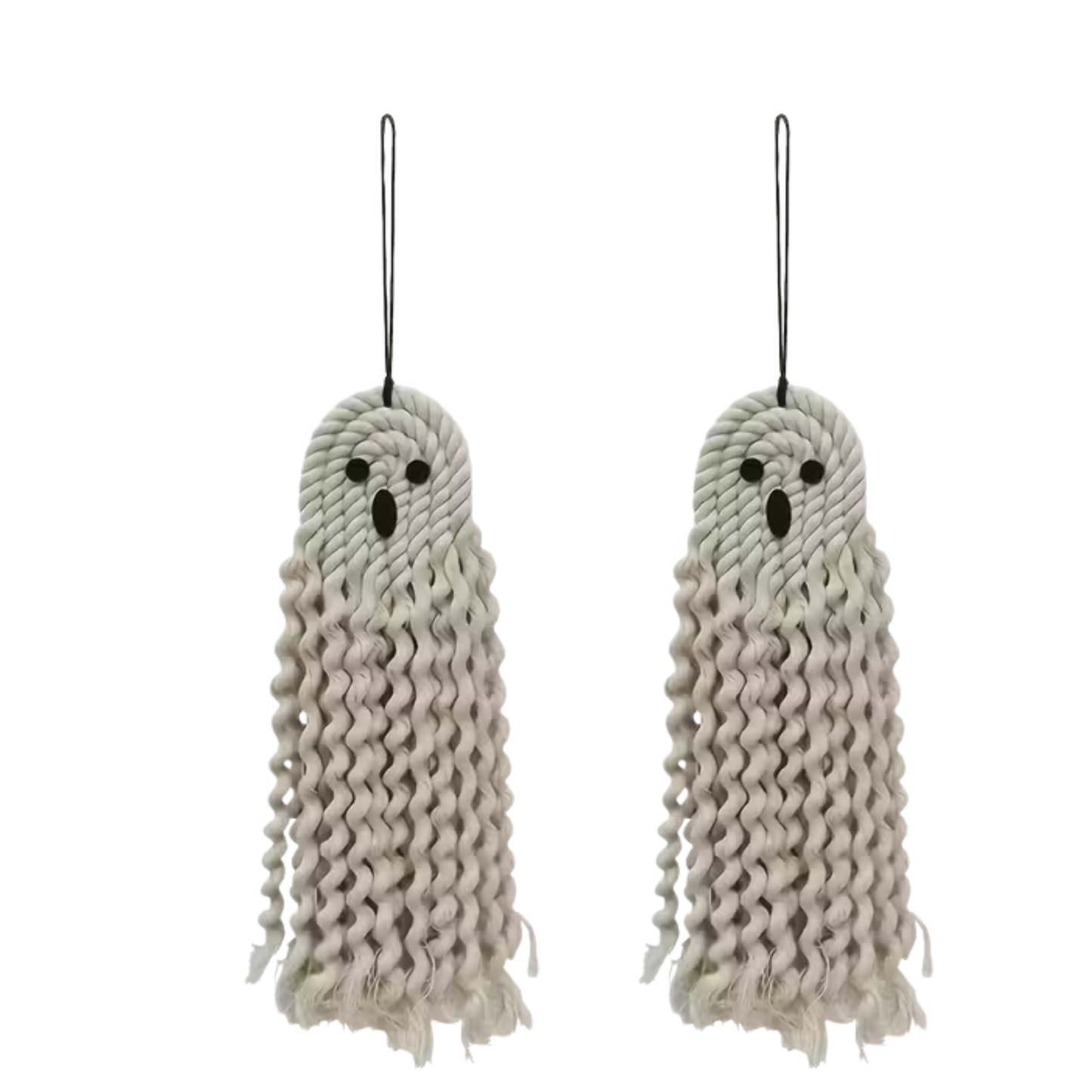 Decoratieve Macramé Spookhangers – Set van 2