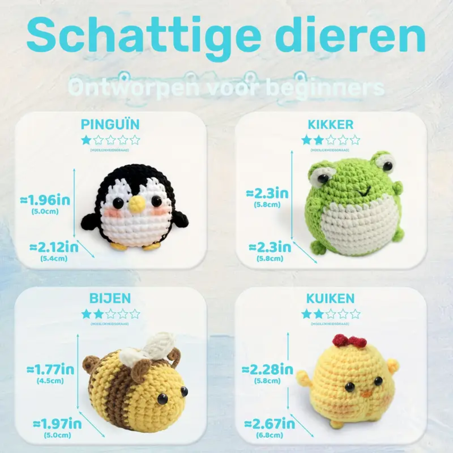 Haak Set - Dieren