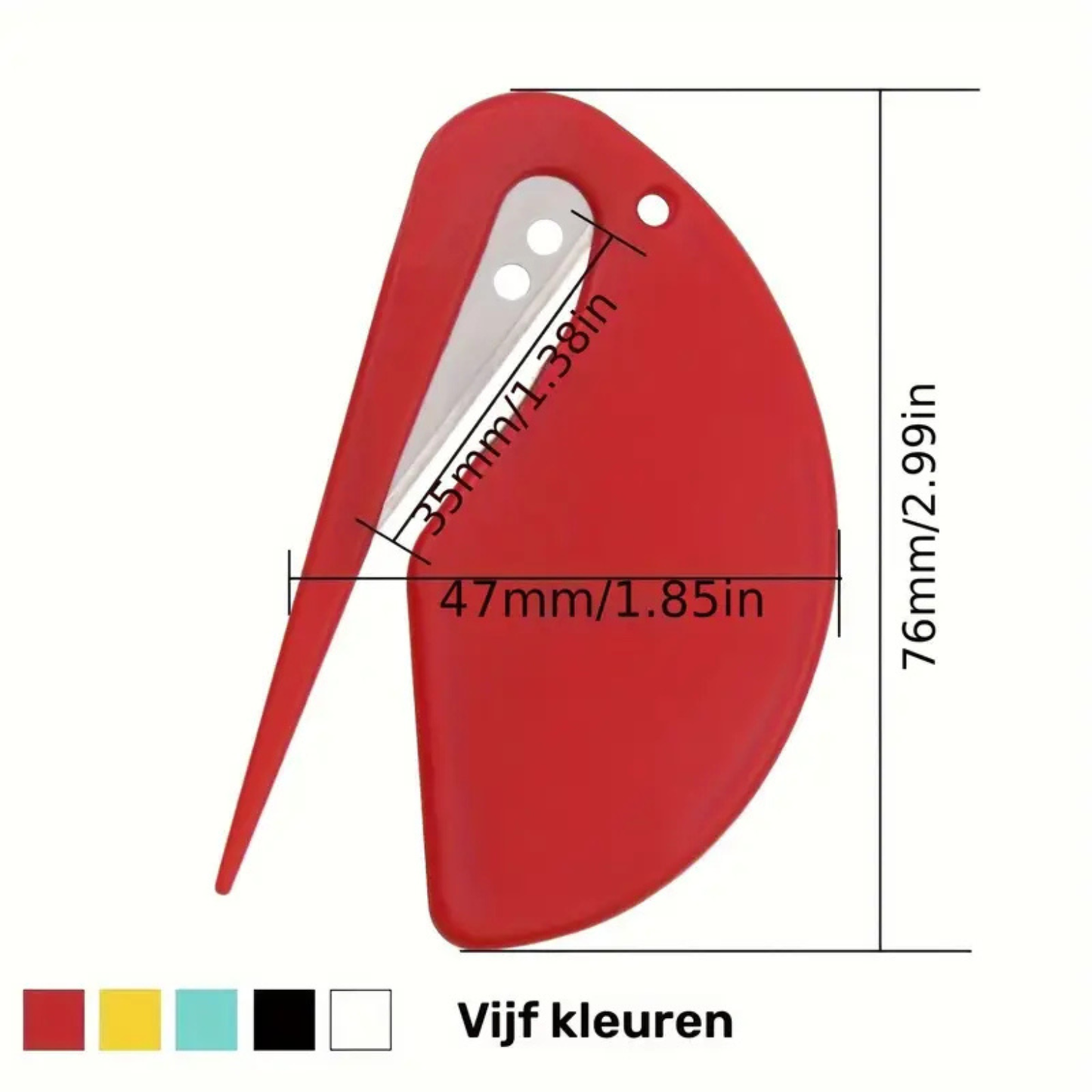 Veiligheidsmesje & Klittenmesje Hond – 5 Stuks