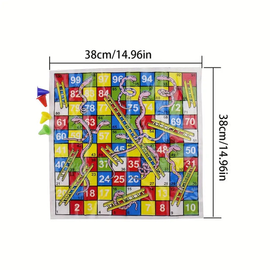 Slangen & Ladders Spel (Reiseditie)