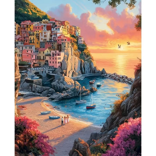 Schilderen op Nummer - Italiaanse Kust