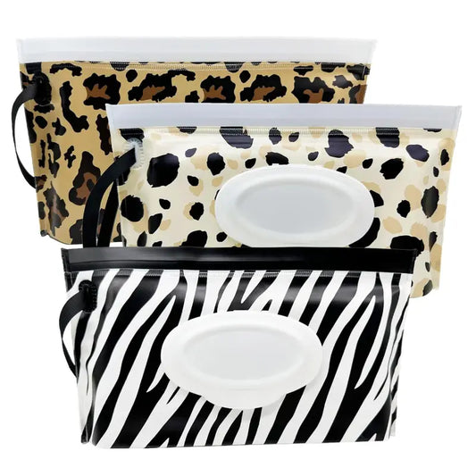 Toilettasjes doekjes - Dierenprint