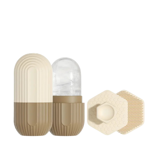 Ijsroller en Scrubborsteltje - Beige